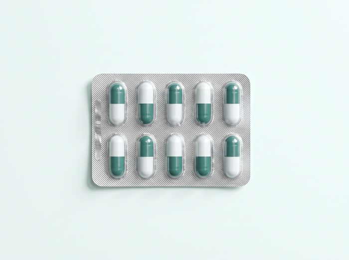 Capsules in a blister