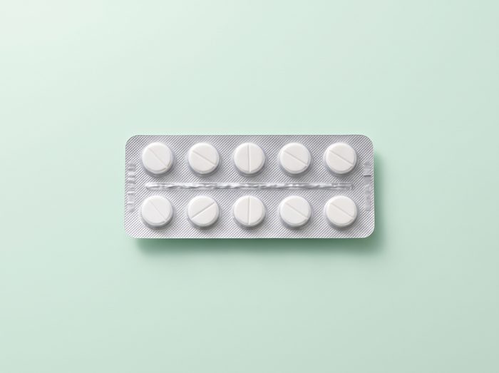 Tablets in a blister